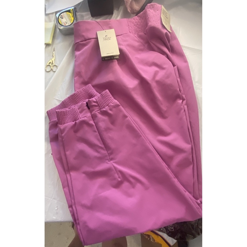Nike Tech-Pack Dri-Fit Loose Fit Hight‎ Rise Pink Scrub Bottoms-3XL-NEW